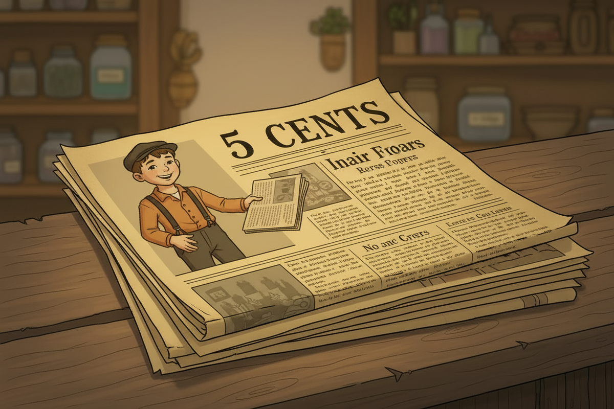 Bookshop - Newspaper Stack